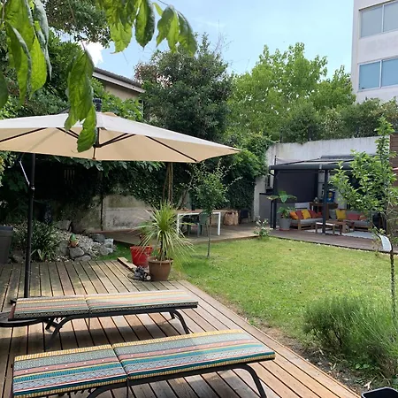 Apartment Superbe T3- Two Bedrooms With Garden And Petanque! Perfect Spot! Bordeaux