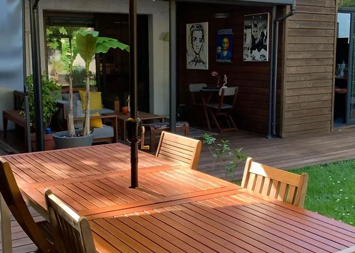 Superbe T3- Two Bedrooms With Garden And Petanque! Perfect Spot! Lägenhet